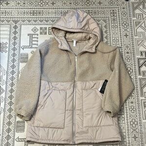 Zella Light Tan Puffer Jacket